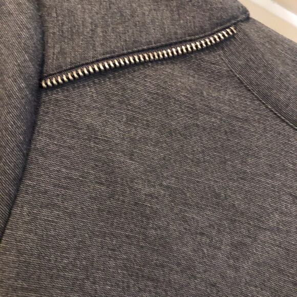 ABS by Allen Schwartz womans long sleeve top Sz M heathered gray - Picture 4 of 10